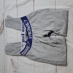 Gymshark Dry Leggings Gray Two Tone Moisture Wicking Squat-Proof High Rise Small